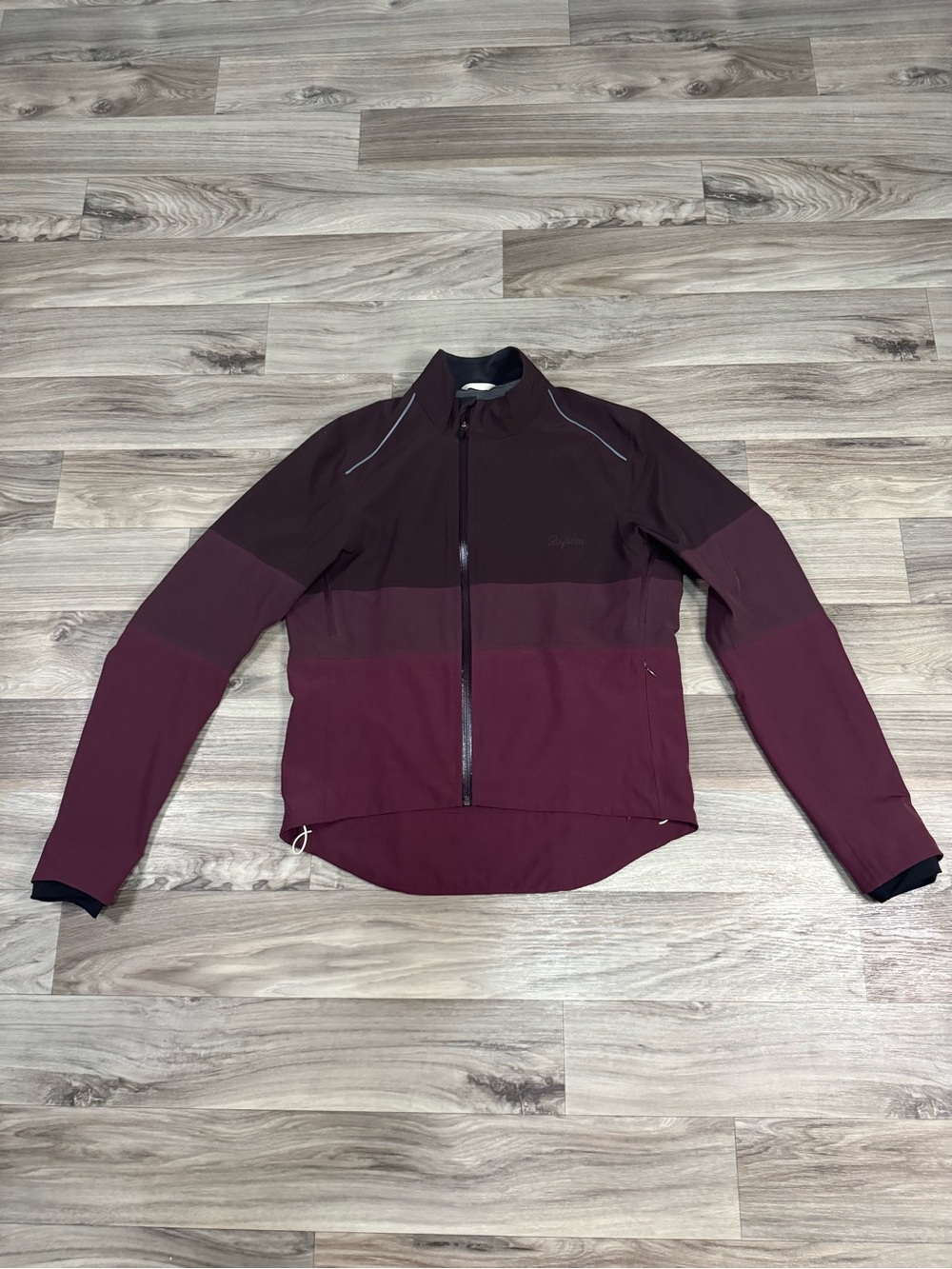 Rapha Limited Edition Classic Winter Jacket in Tricolor Burgundy Sz Extra Large